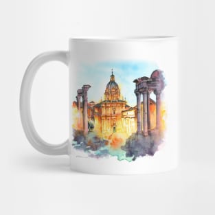 Roman Forum in Rome Mug